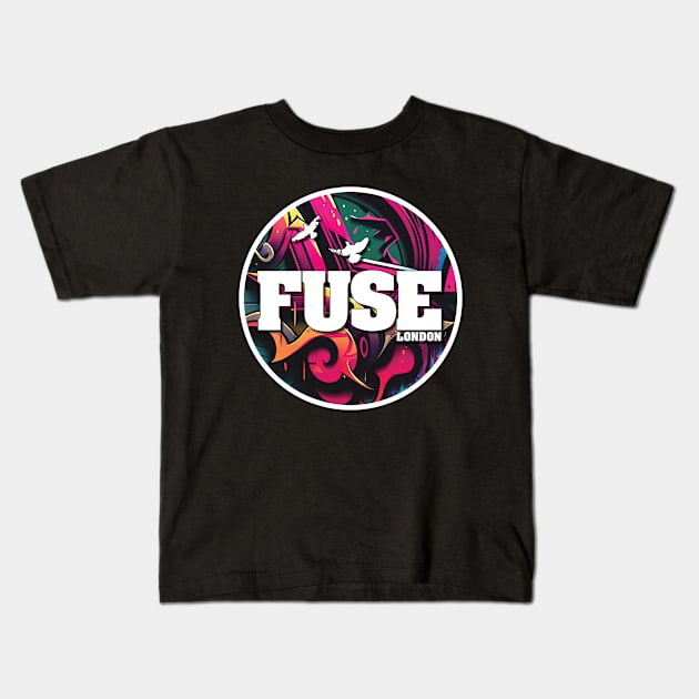 Fuse Records Kids T-Shirt by SupaDopeAudio